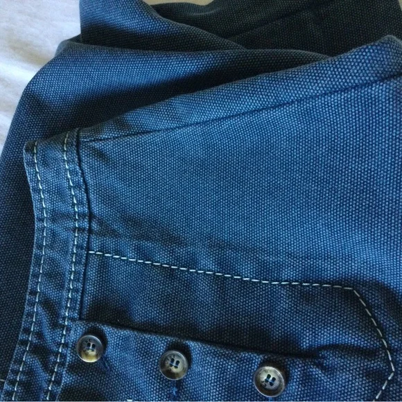 CELINE YACHTING TWILL DENIM CANVAS NAUTICAL BUTTON SKIRT SIZE 38 FRANCE - Picture 14 of 16